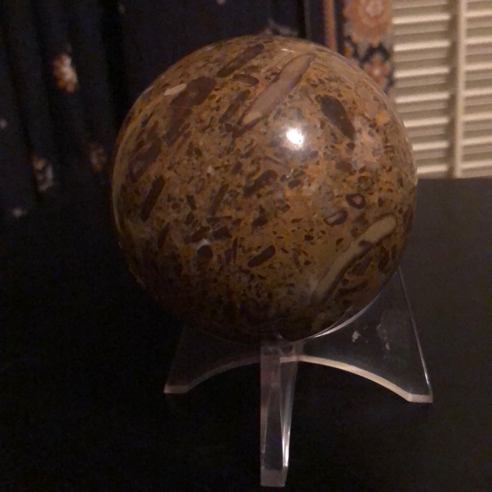 Large stone ball